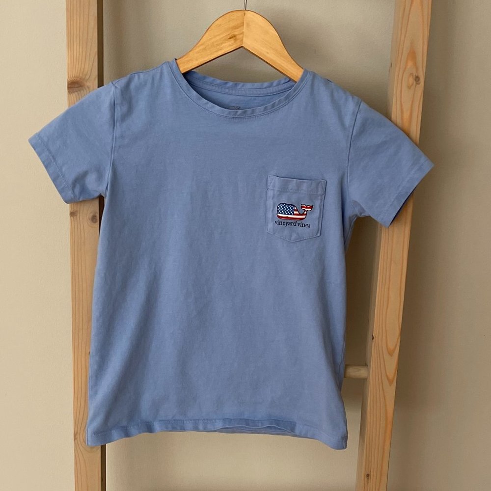USA Vineyard Vines T-Shirt Size Med 10-12